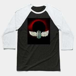 Flying Razor Psychedelic Art Baseball T-Shirt